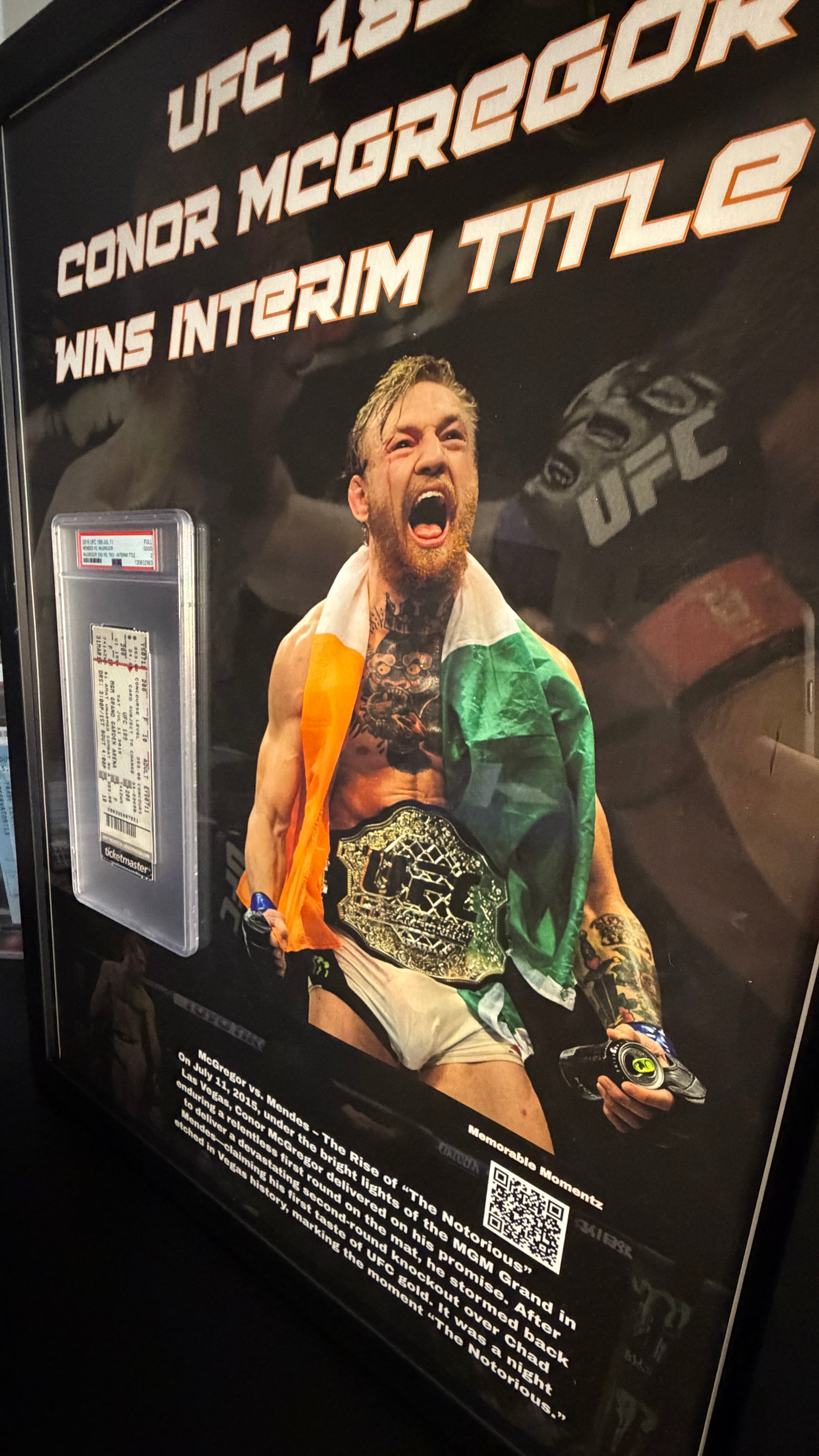 Conor McGregor Wins UFC 189 Interm Title