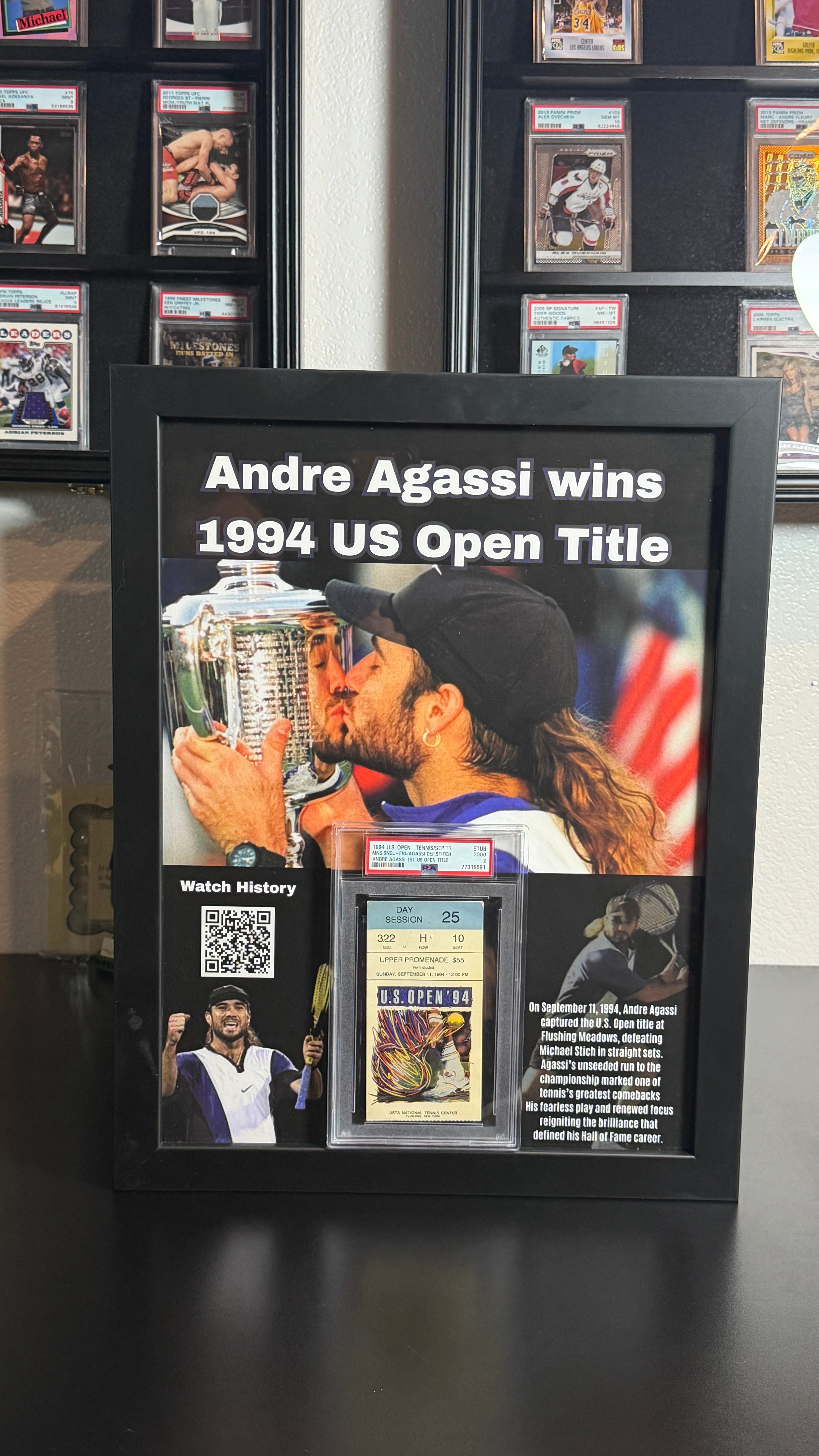 Andre Agassi wins 1994 US Open