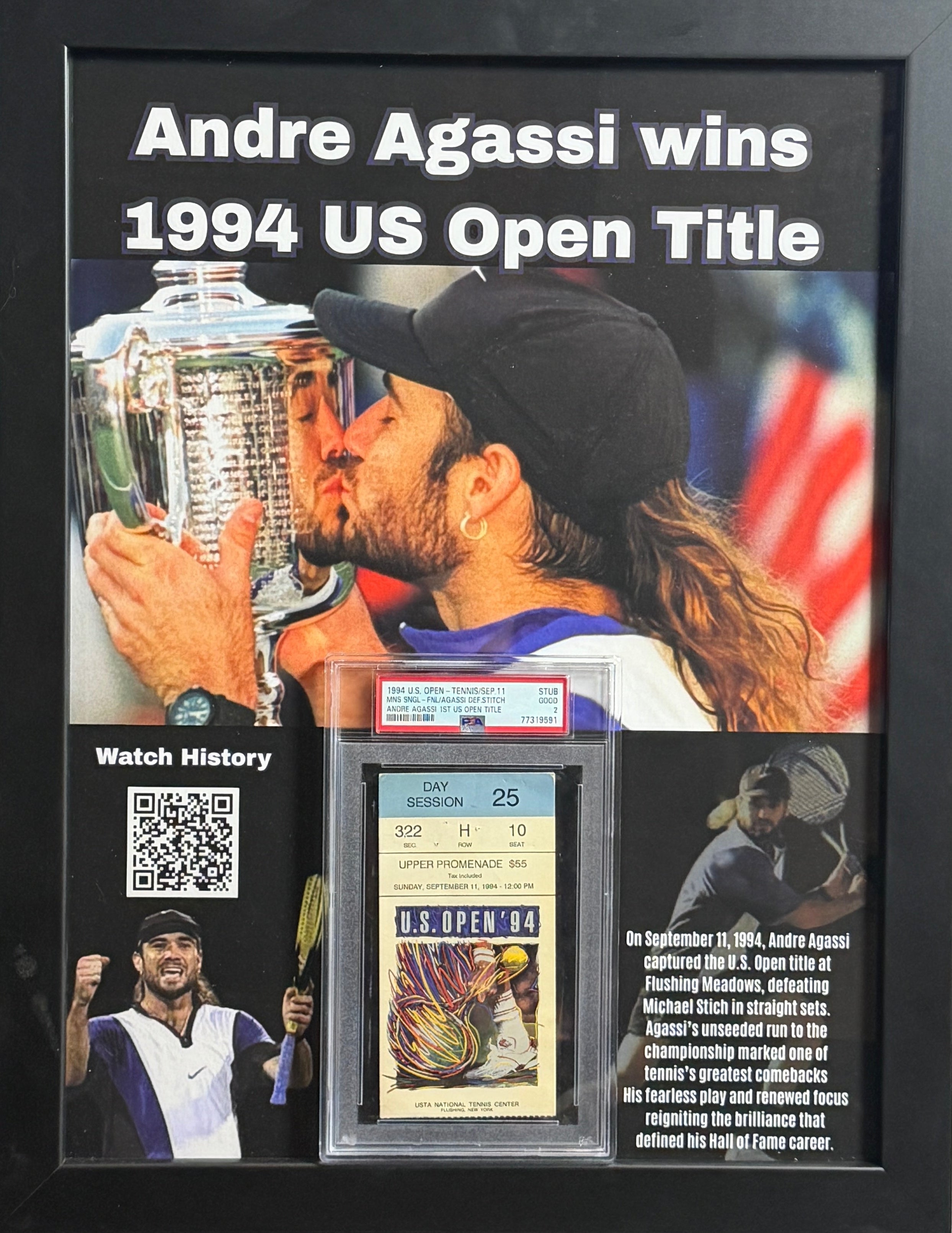 Andre Agassi wins 1994 US Open