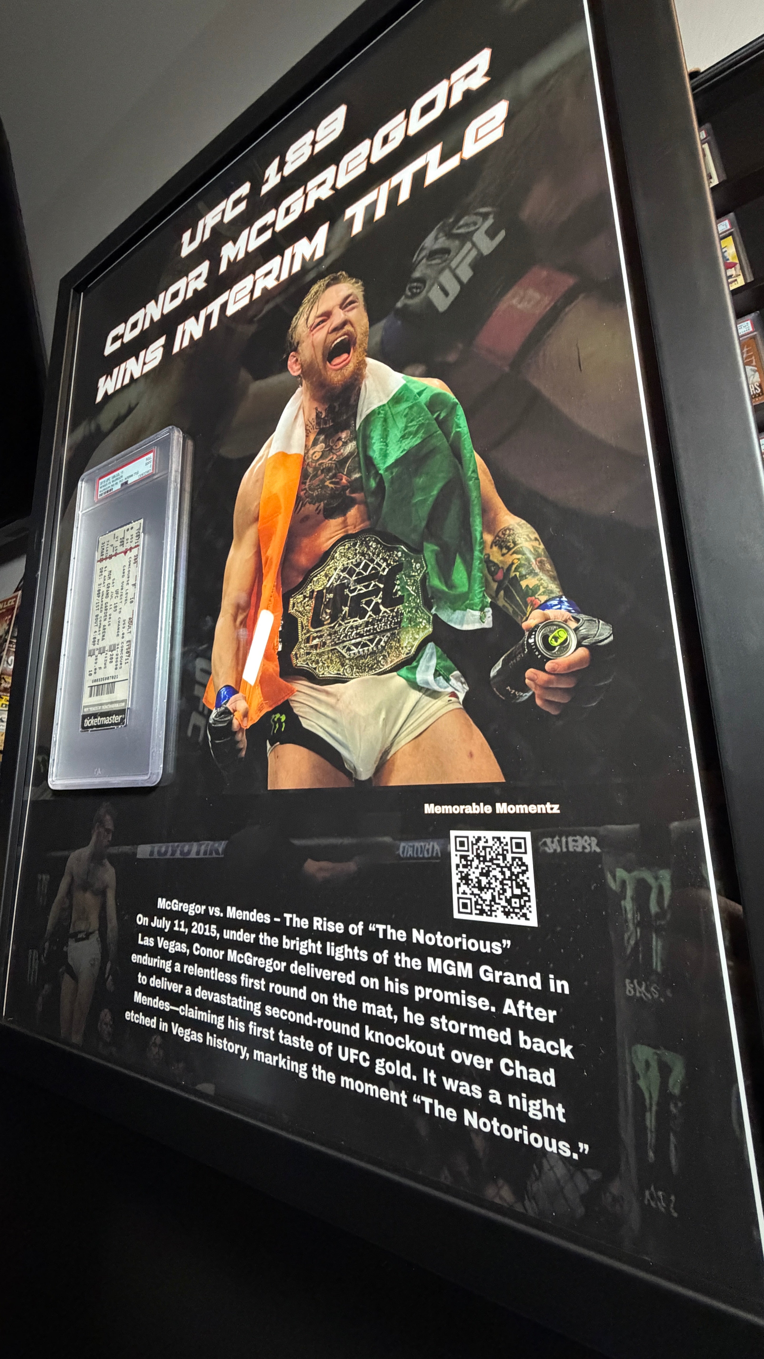 Conor McGregor Wins UFC 189 Interm Title