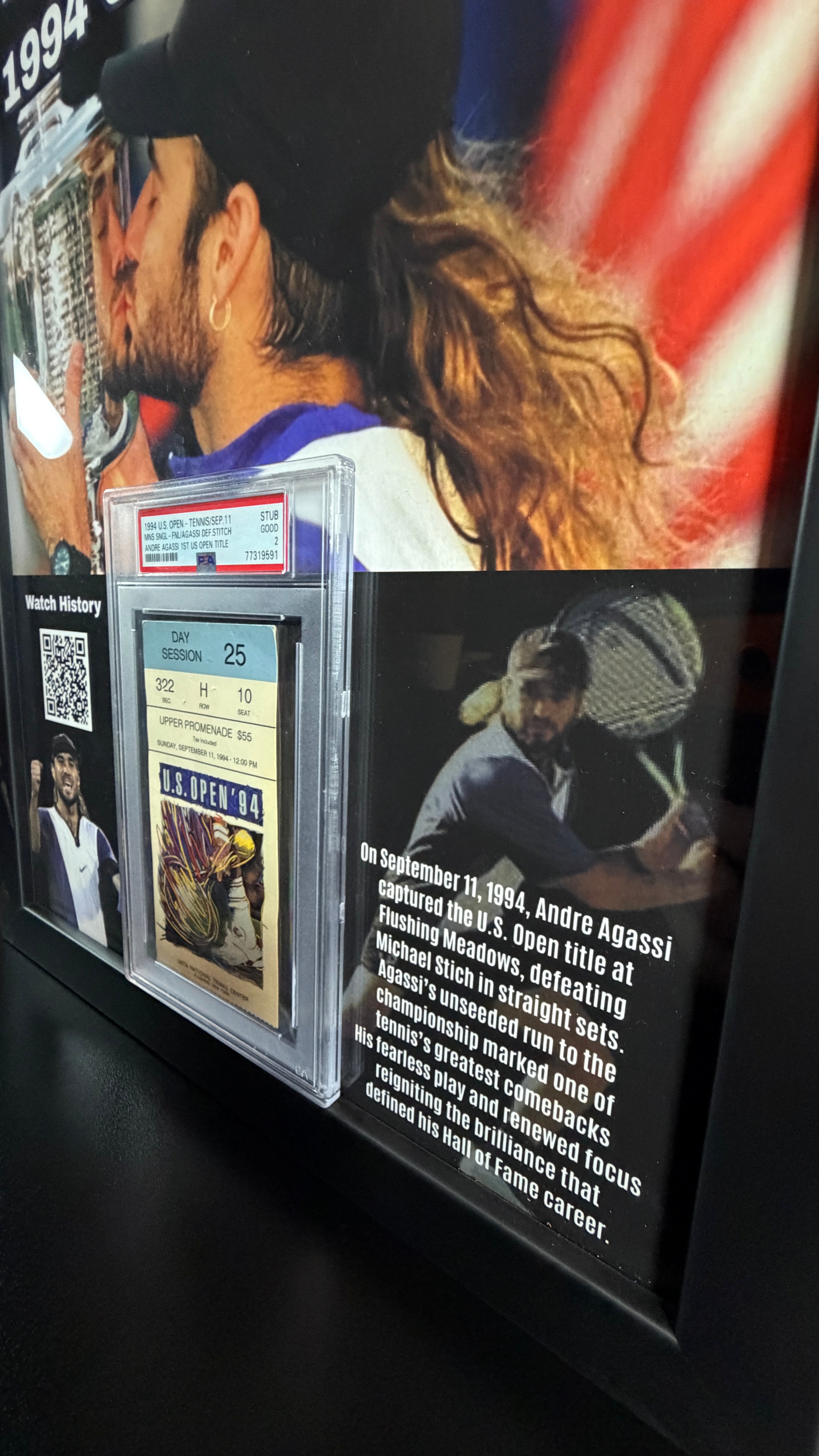 Andre Agassi wins 1994 US Open