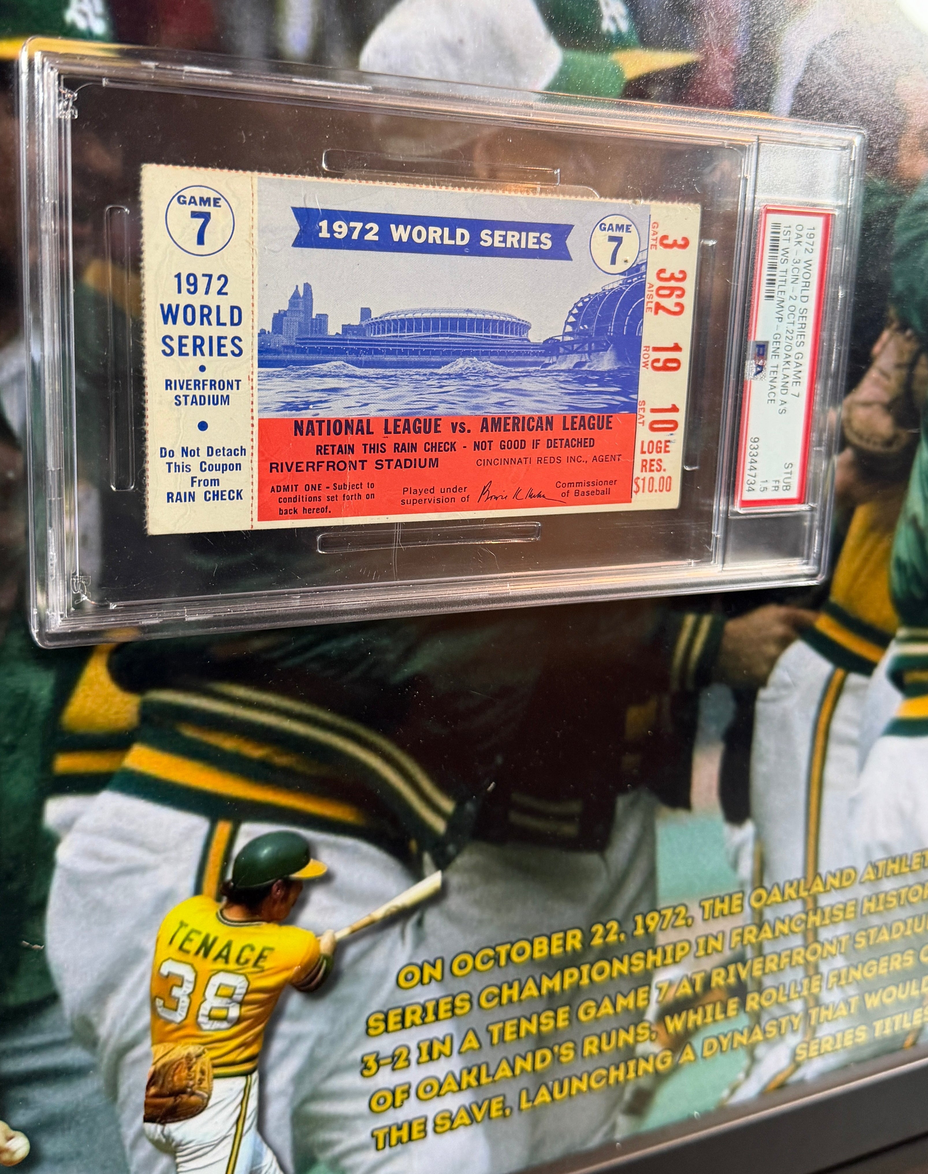 A's First World Series 1972 Champions