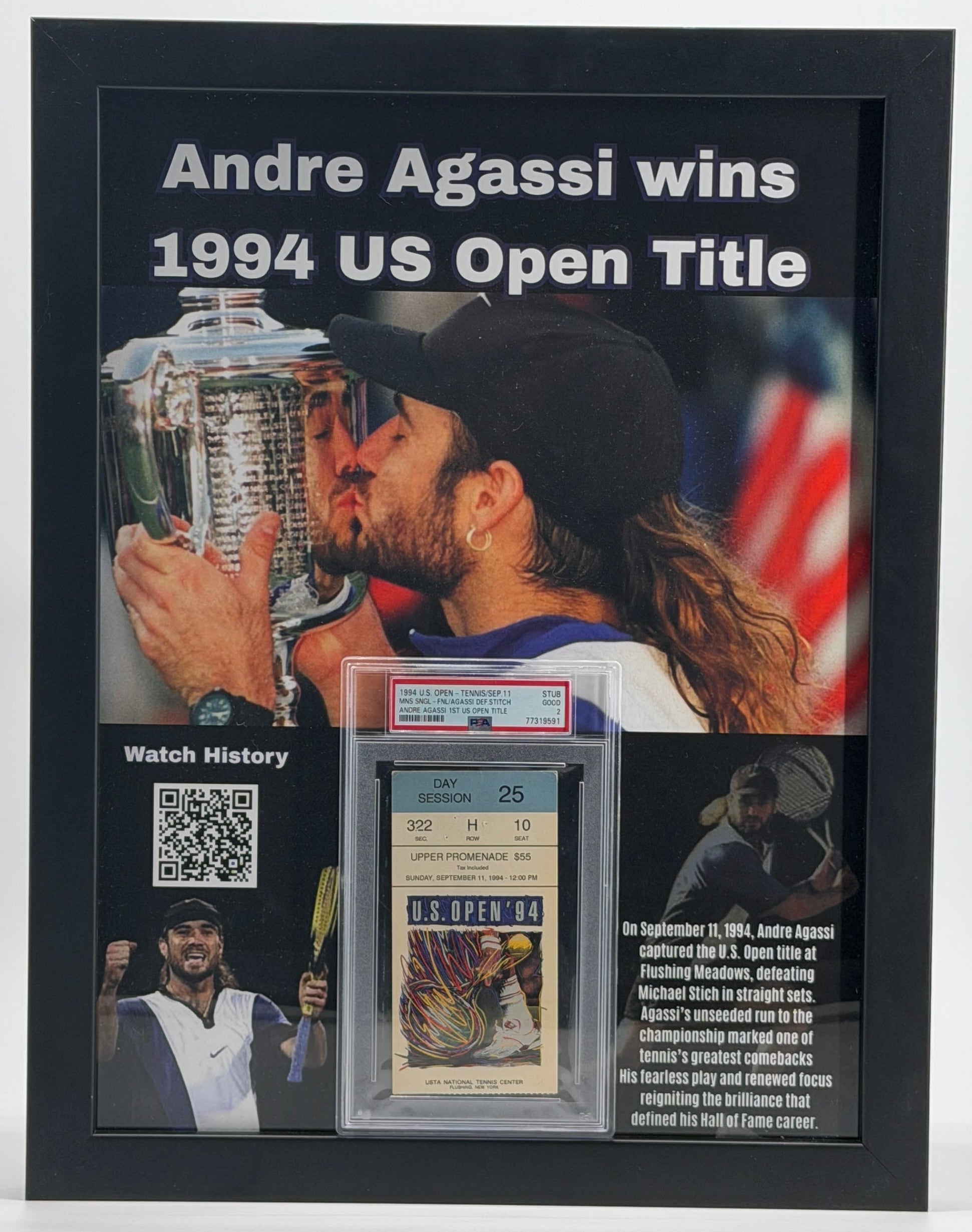 Andre Agassi wins 1994 US Open