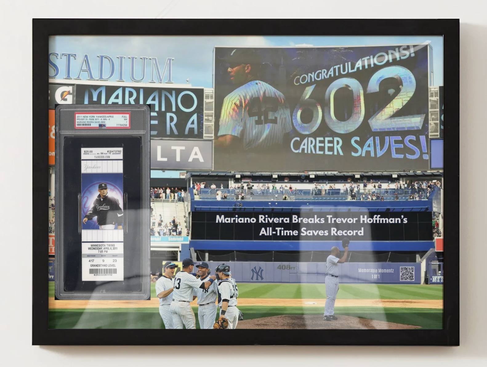 Mariano Rivera — Save No. 602 All Time Saves Leader