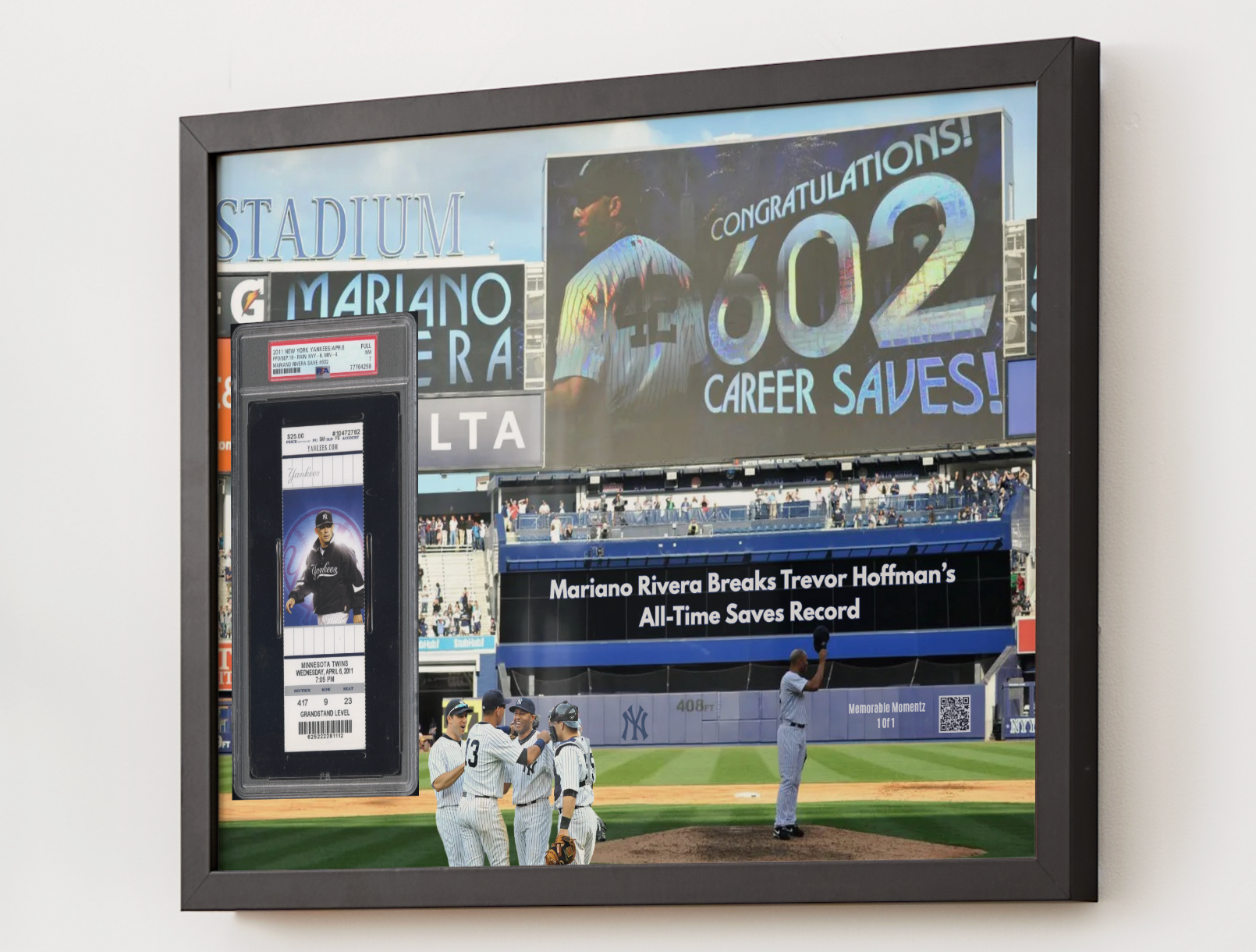 Mariano Rivera — Save No. 602 All Time Saves Leader