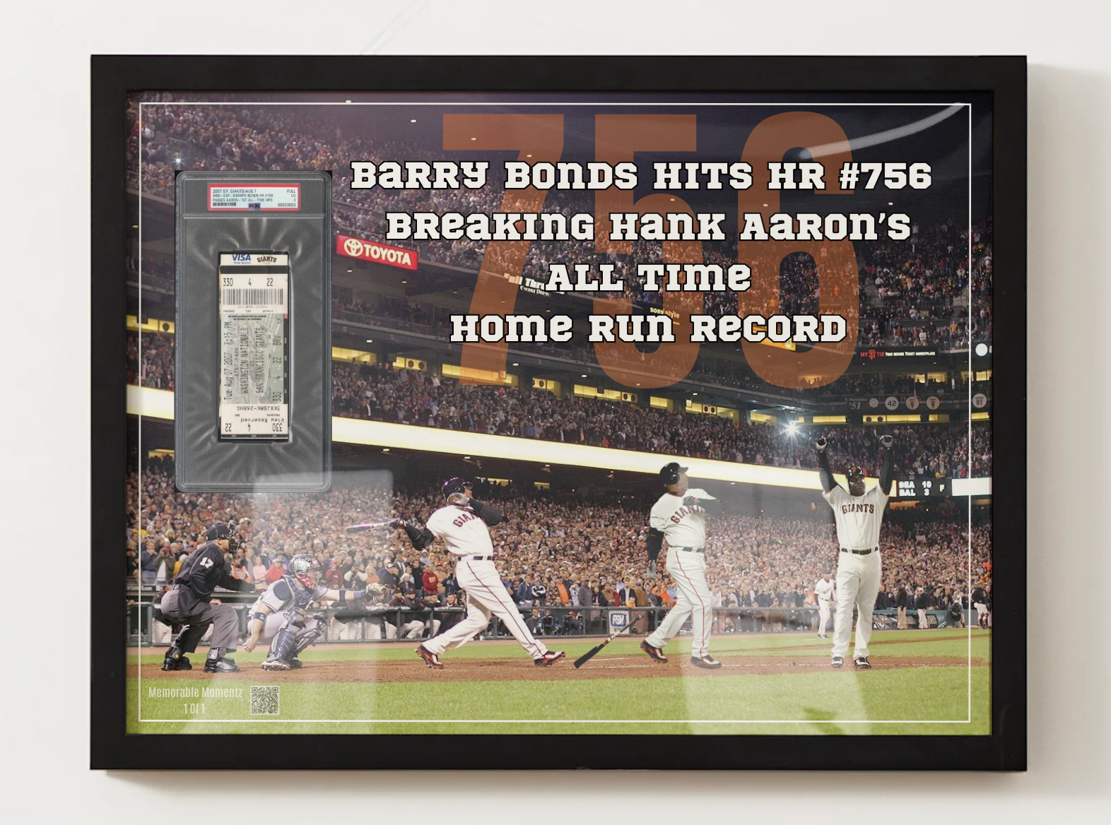 Barry Bonds — Home Run No. 756