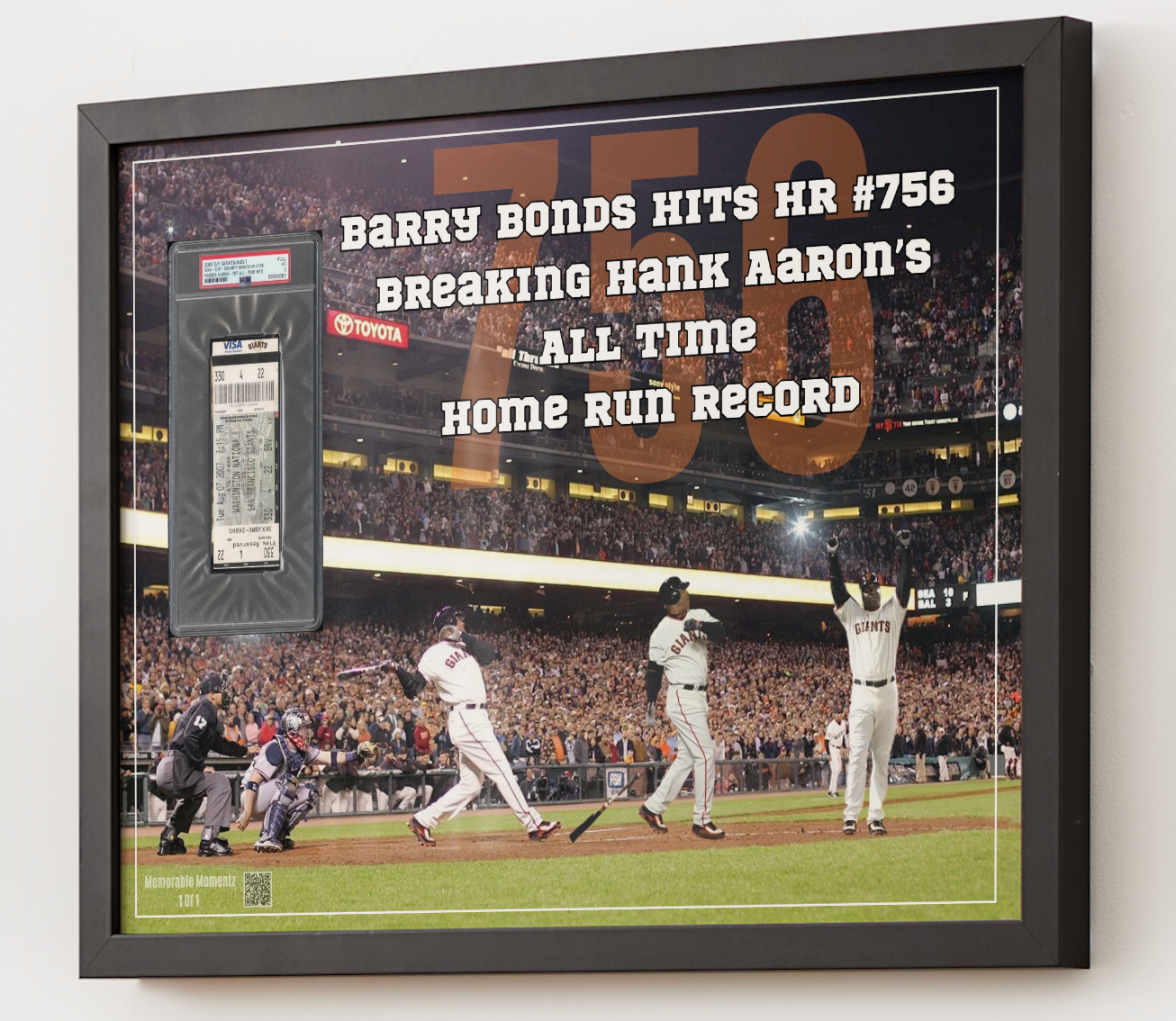 Barry Bonds — Home Run No. 756